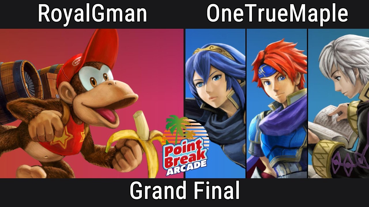 [Point Break #29] Grand Final - RoyalGman (Diddy Kong) VS OneTrueMaple (Lucina, Roy, Robin)