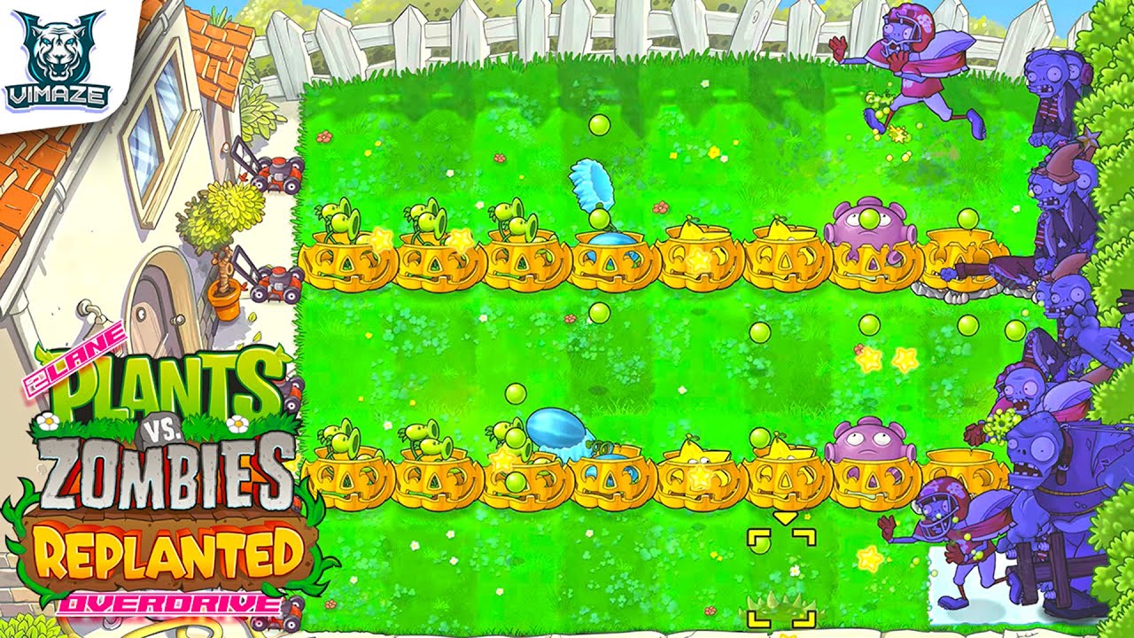 Plants vs. Zombies: Replanted - Survival Hard 2 Lane Day Gameplay (4K) Part 24