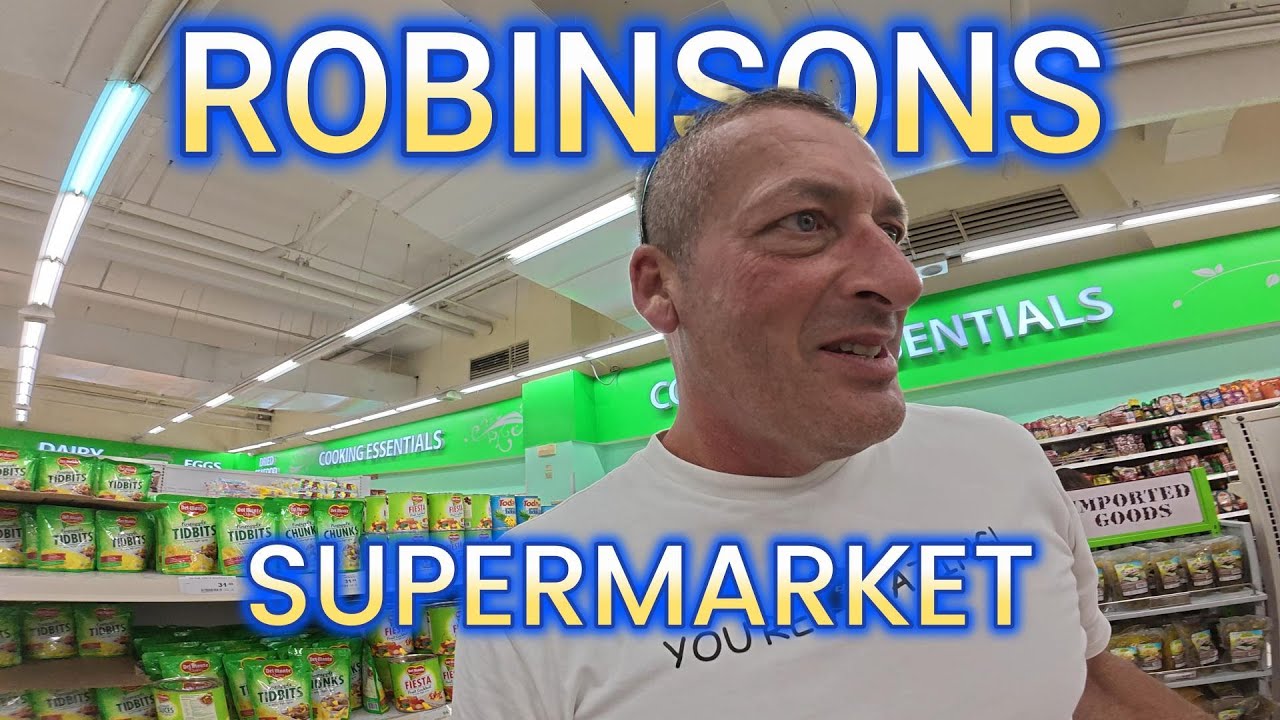 Покупка продуктов в Думагете, Филиппины | Шоппинг в торговом центре Robinsons Place