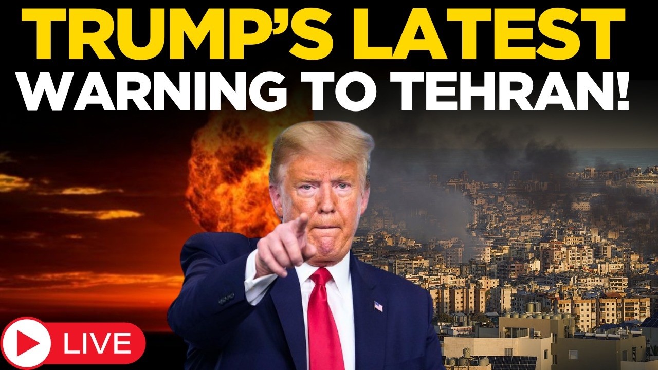 Donald Trump LIVE: US President Issues Warning To Tehran After Iran Says 'Won't Surrender' | WWIII