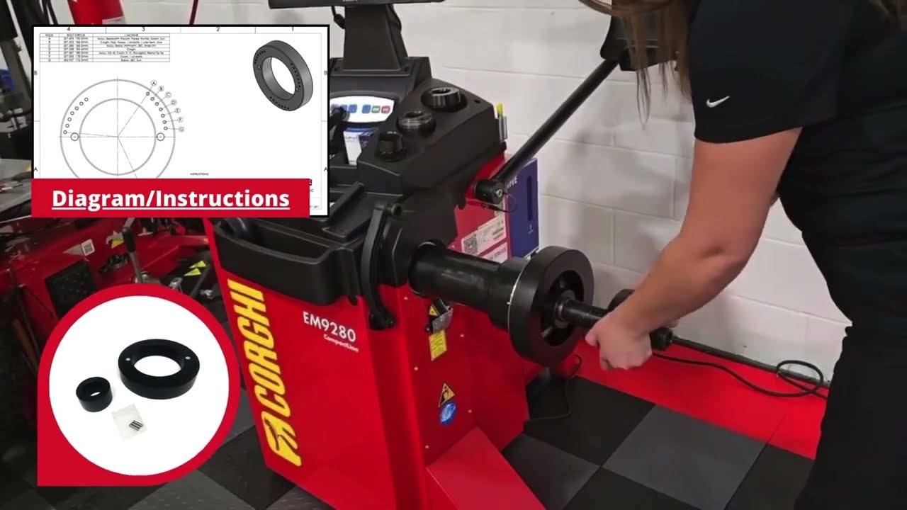 Maximize Your Wheel Balancer’s Accuracy!  MT-RSR 2055 Spacer Kit – Universal Fit & Precision