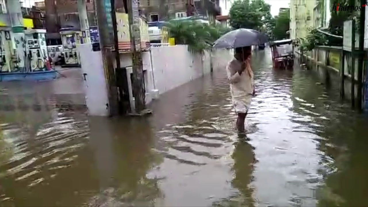 Incesants rains floods Patna