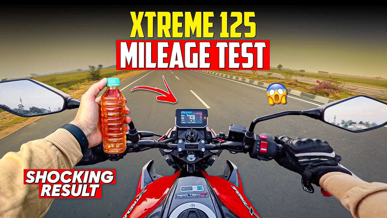 New Updated Xtreme 125R Mileage test 😱| Shocking Result 🔥|