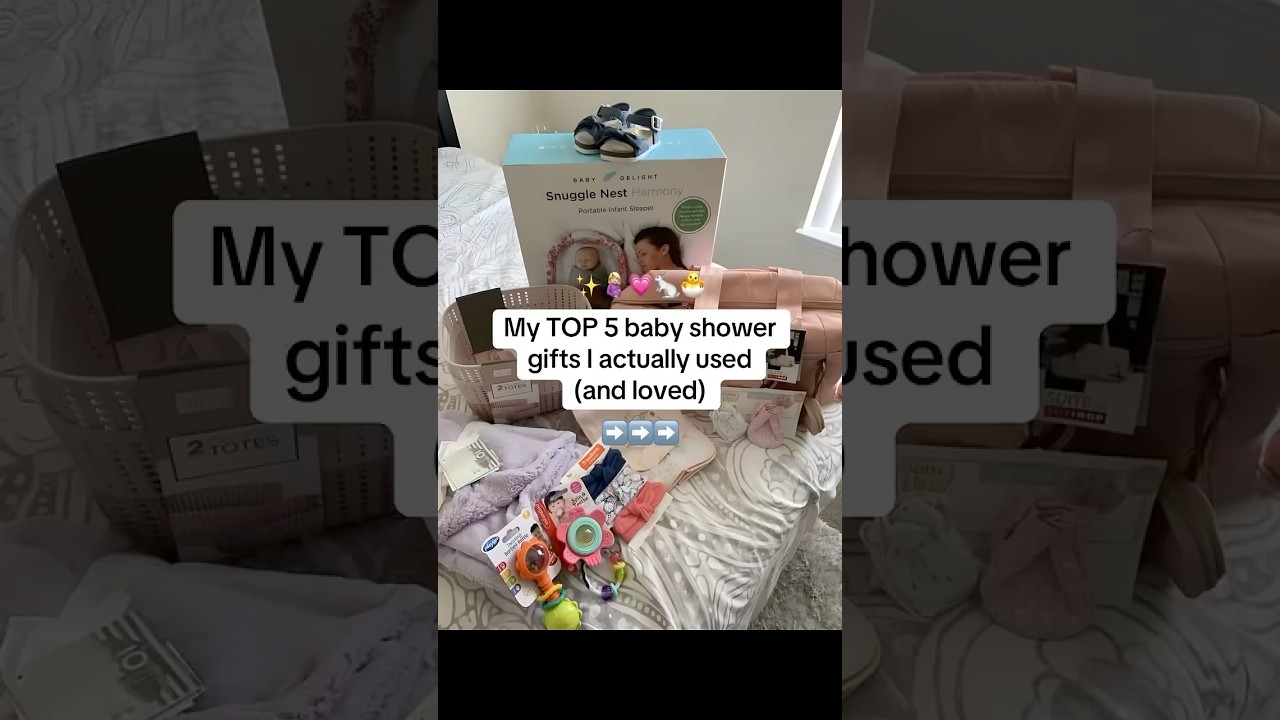 My TOP 5 Baby Shower Gifts I Actually Used (and Loved) #usa #babyshower #babyshowergift