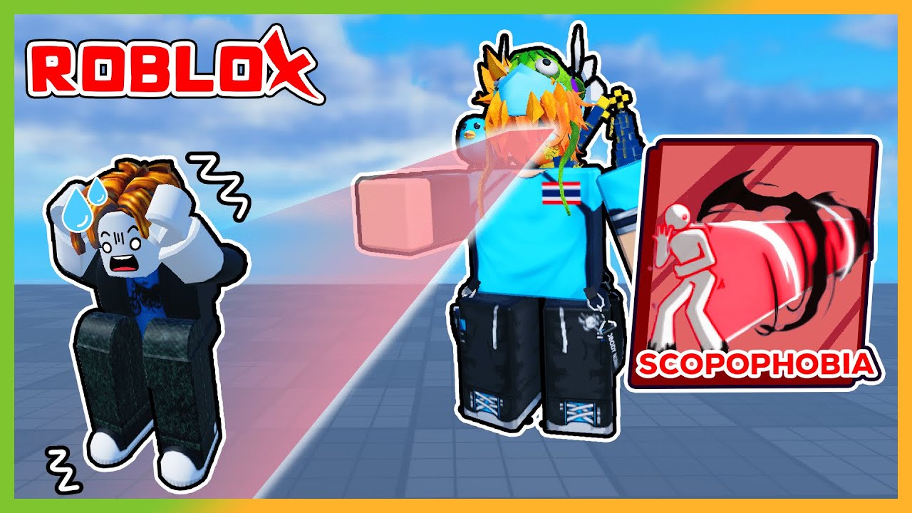 สกิลใหม่ SCOPOPHOBIA 🛑 ฉันกลัวที่จะถูกมอง | Roblox Blade Ball