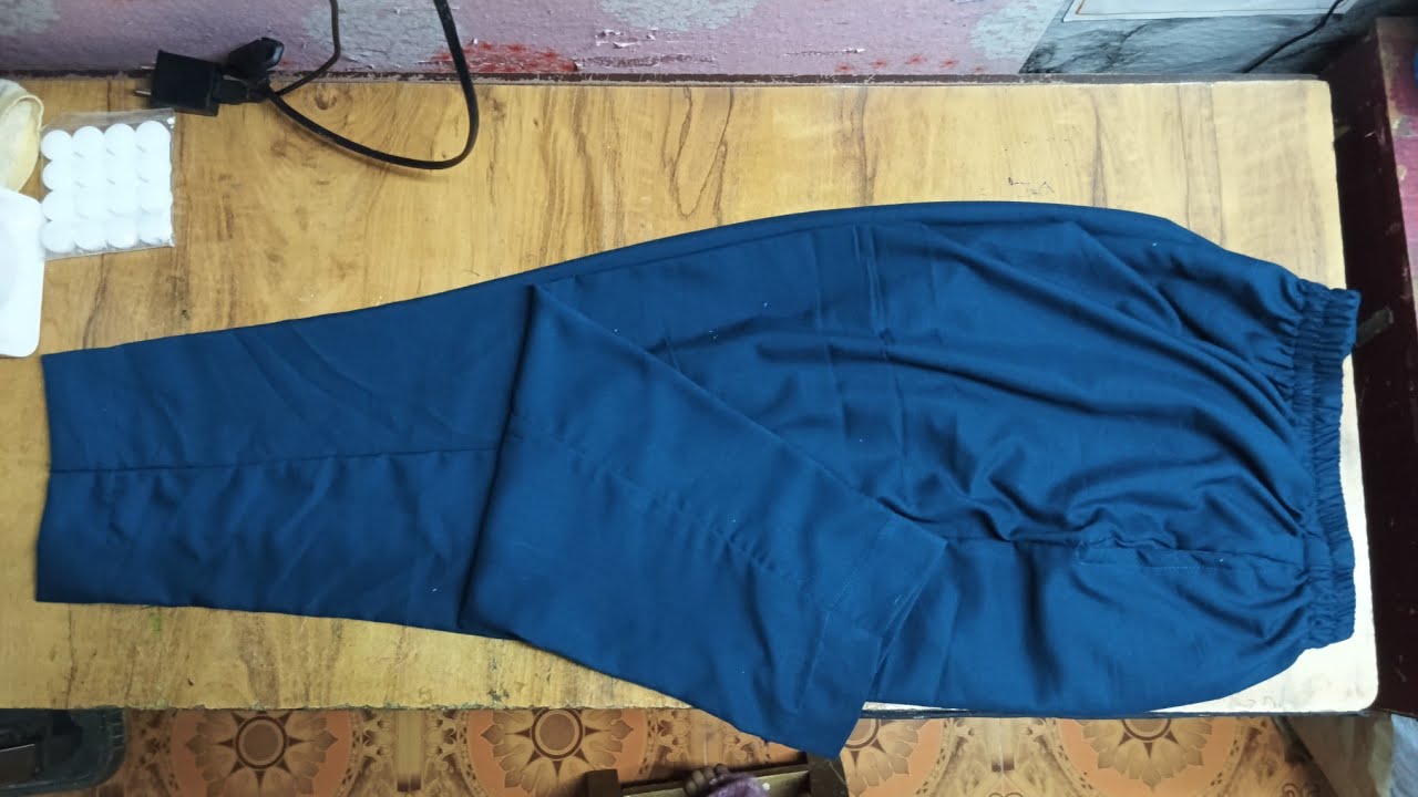 Narrow bottom plazo pant cutting and stitching easy method