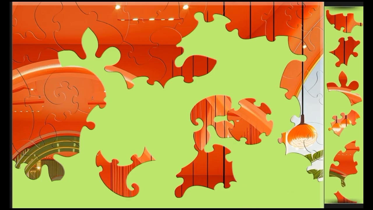 Futuristic Cafe❤️😊 jigsaw puzzle🧩🧩 \\ @funpuzzle1122 