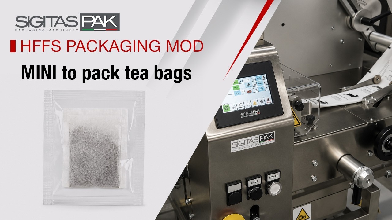 HFFS Flowpack Mod. MINI 400 to pack tea bags