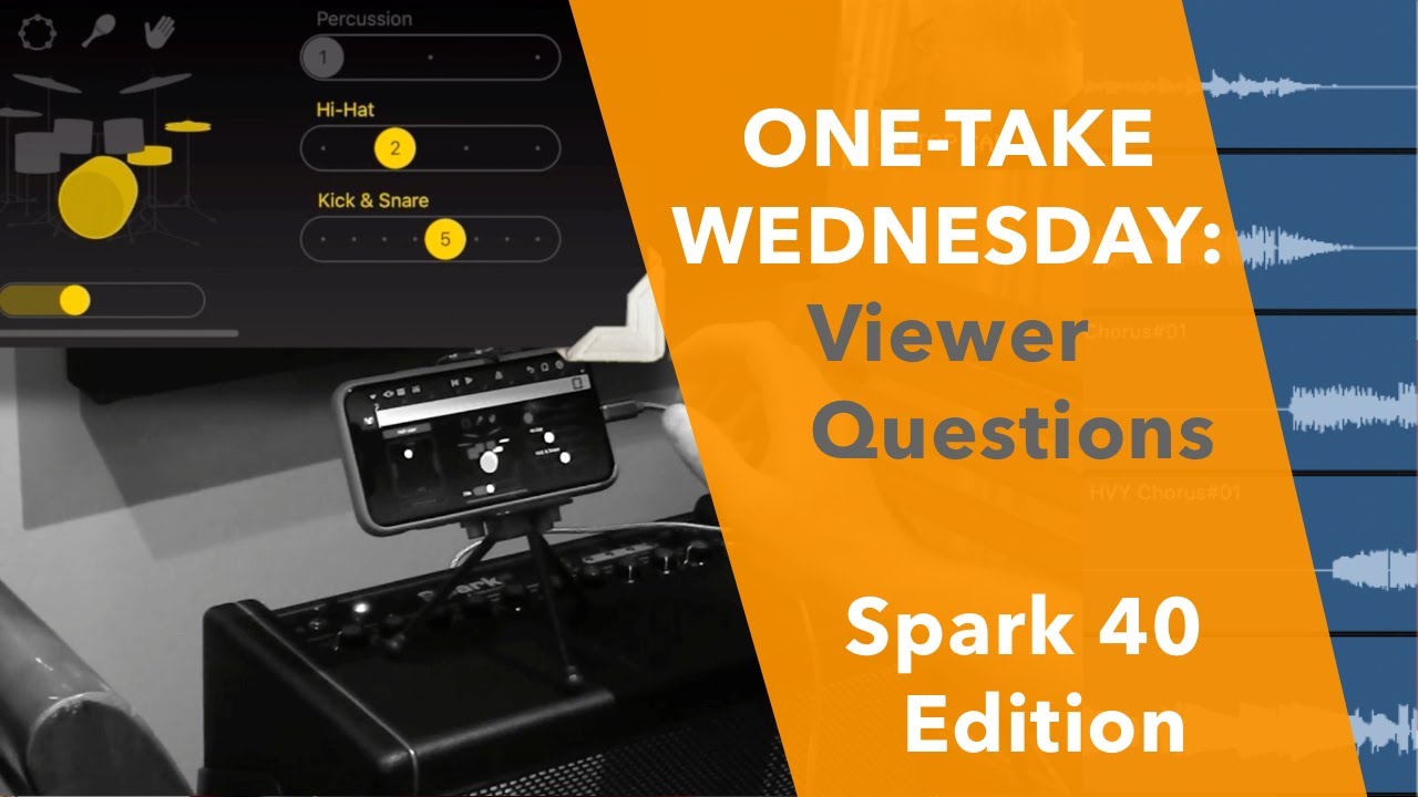 Запись в Garageband на iPhone с усилителем Spark 40