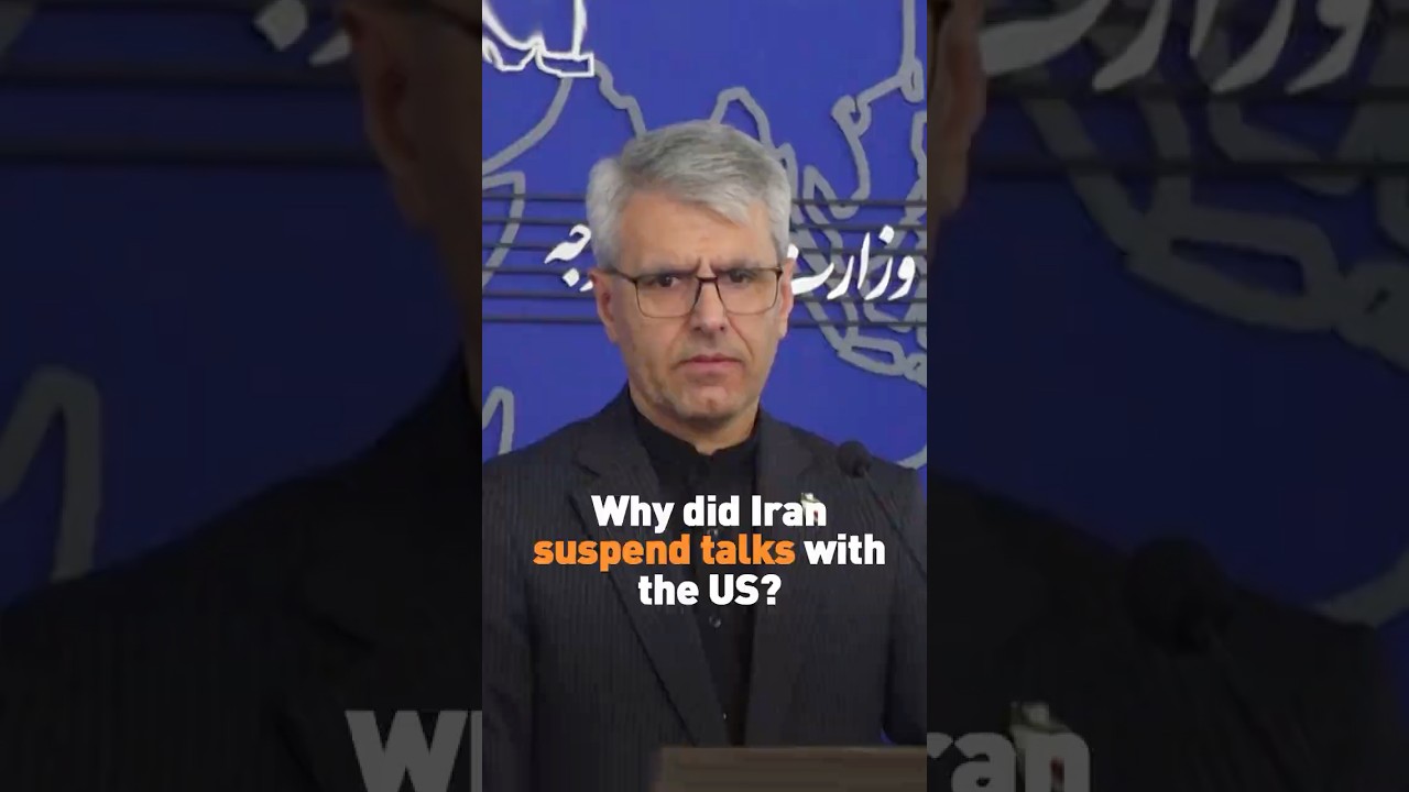 Why did Iran suspend talks with the US?