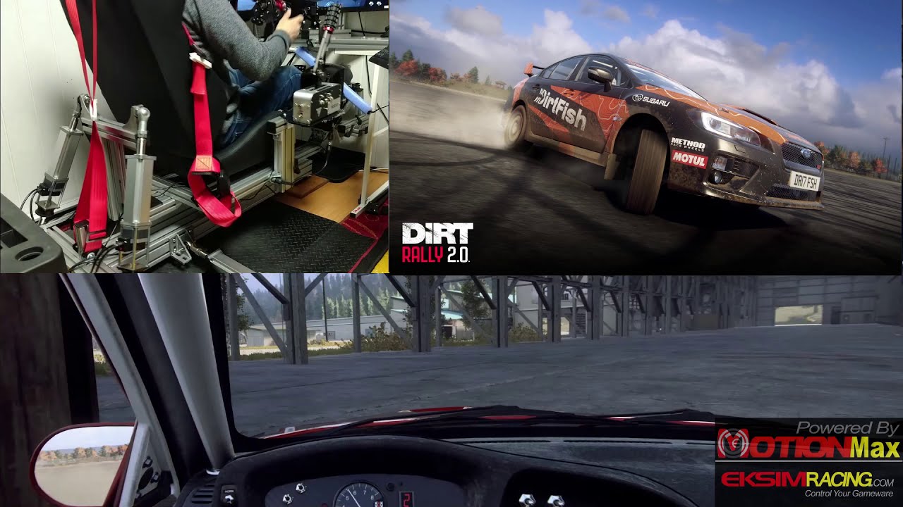 MotionMax 2DOF ZTLS Motion Simulator Dirt Rally 2.0 Explore Dirtfish