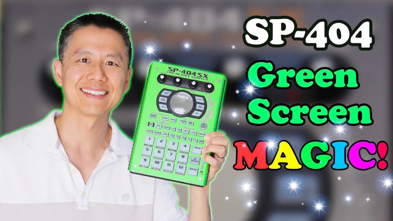 CHECK OUT THIS GREEN SCREEN EFFECT ON THE SP-404! (IT'S EASY)