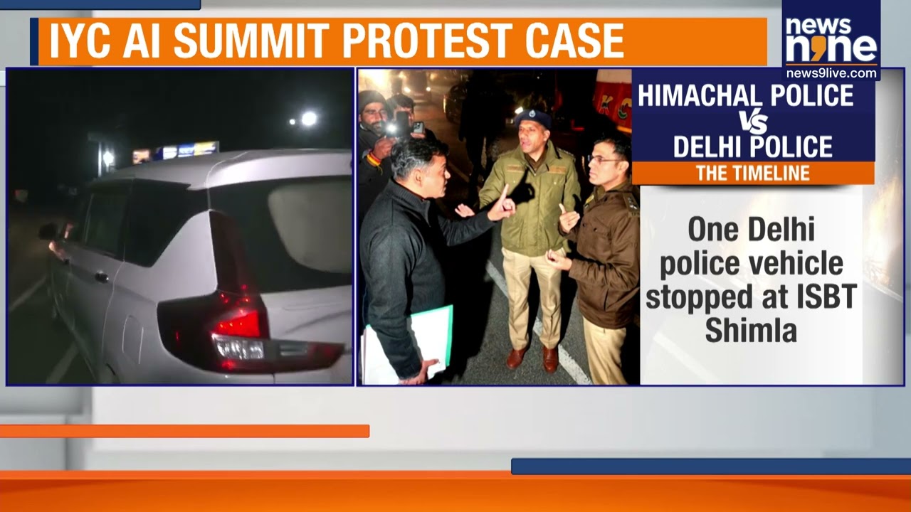 Jurisdiction Clash: Delhi Police Detained by Himachal Over Arrest of IYC Protesters | News9