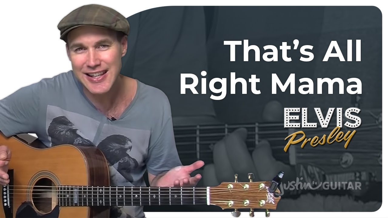 Thats All Right Mama Элвиса Пресли | Урок игры на гитаре