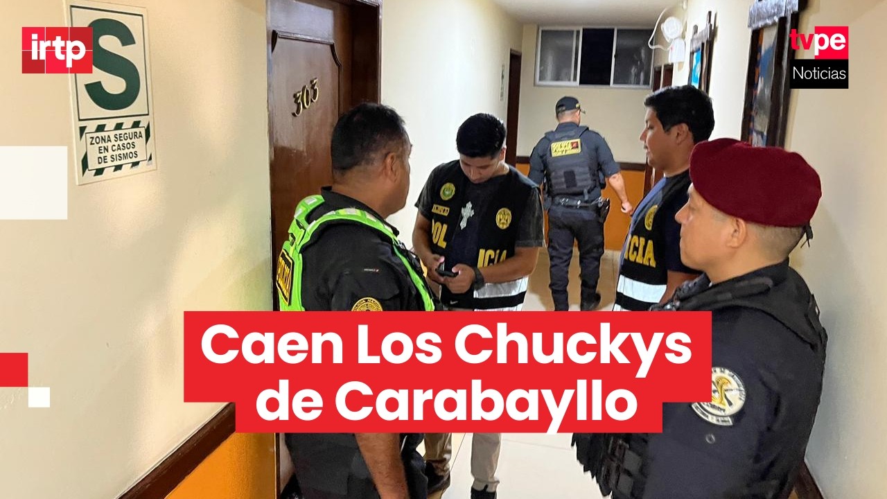 Desarticulan la banda criminal Los Chuckys de Carabayllo, vinculada al delito de robo agravado