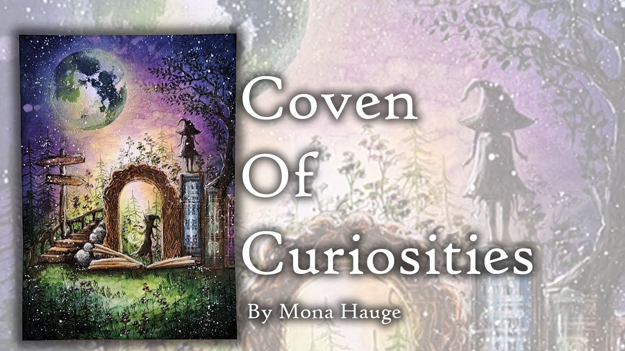 Creating the most enchanting scene using the New Stamps by Mona Hauge ✨