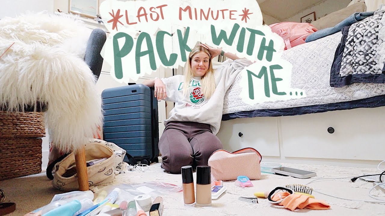 Speed pack with me for my trip to Europe ft. chaos & ultimate organization..