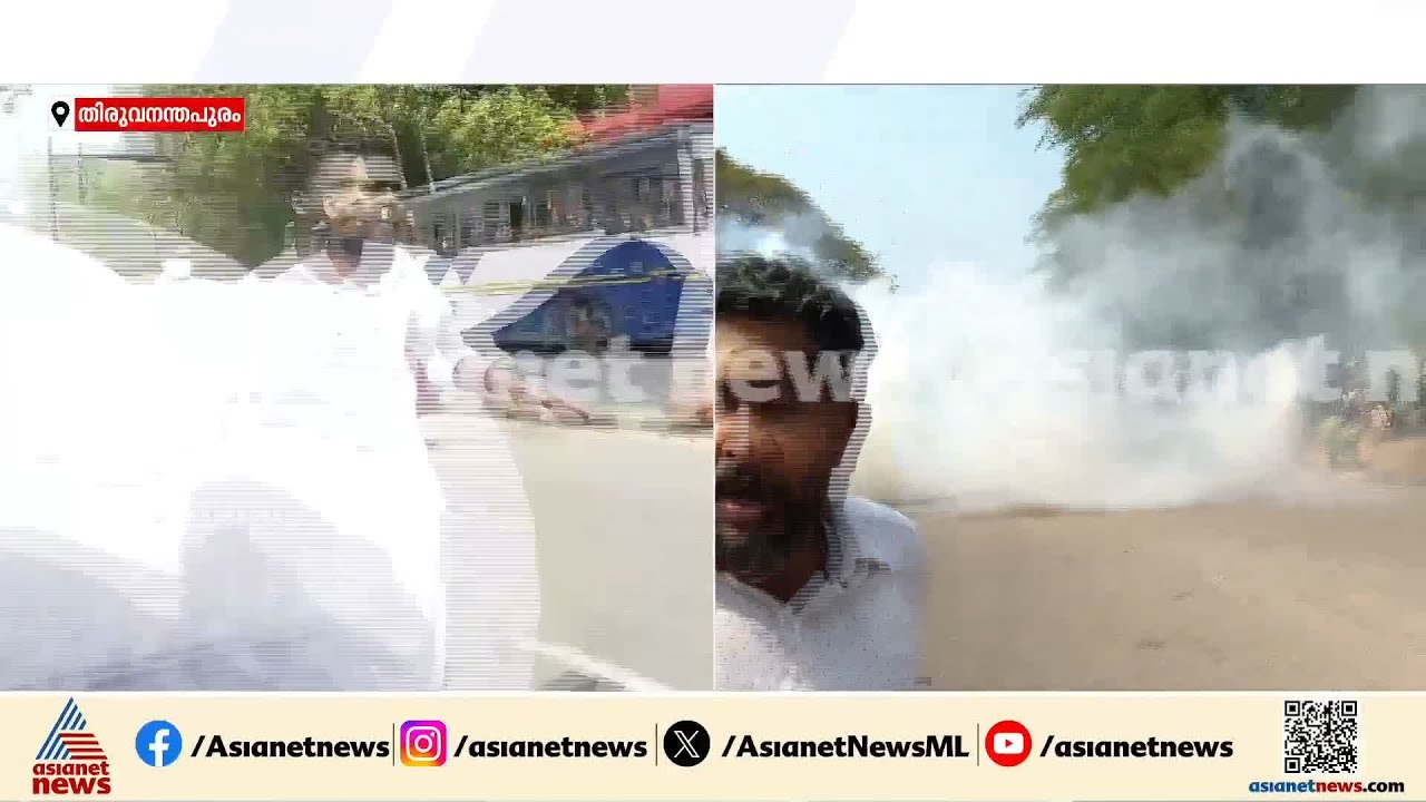 അടങ്ങാത്ത പ്രതിഷേധം; റോഡ് ഉപരോധിച്ച് യൂത്ത് കോൺ​ഗ്രസ് പ്രവർത്തകർ