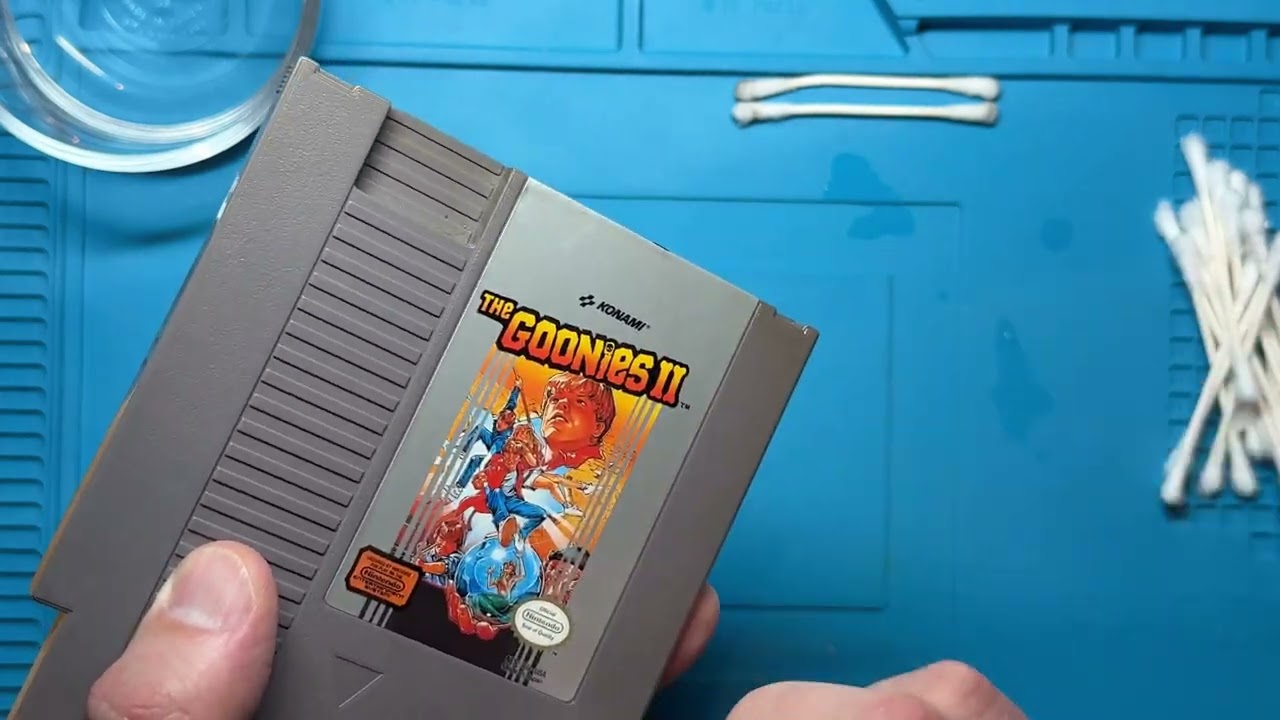 Restoring The Goonies II &ndash; ASMR Cleaning an NES Classic 🕹️✨