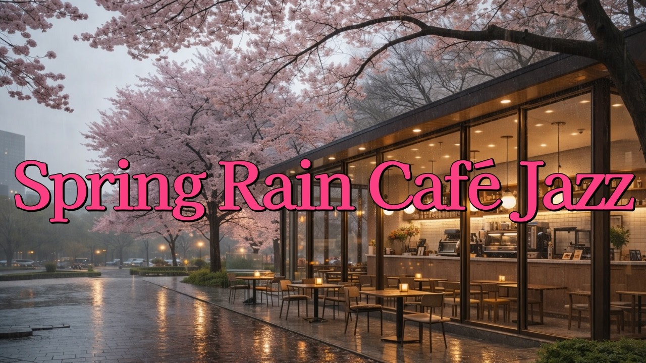 [playlist] 봄비 내리는 창가 카페, 조용히 스며드는 재즈 | Jazzselect · Spring Rain Cafe Jazz