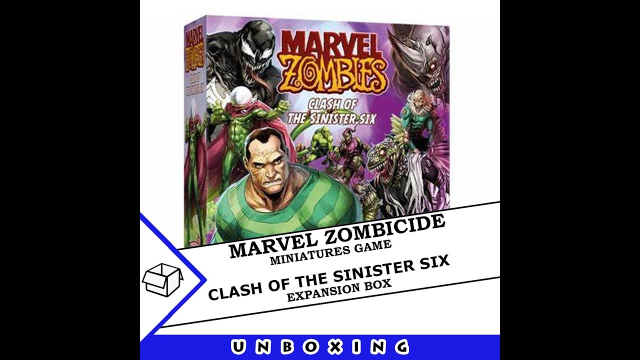 Marvel Zombies: Clash of the Sinister Six - Part2 - Charcters and minis
