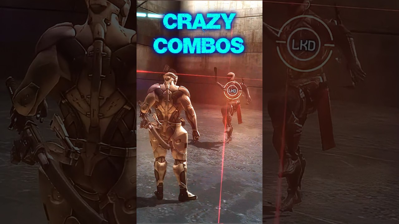 MGR - Crazy Combos. Raiden, Sam, Bladewolf | Metal Gear Rising. #mgr #metalgearrising