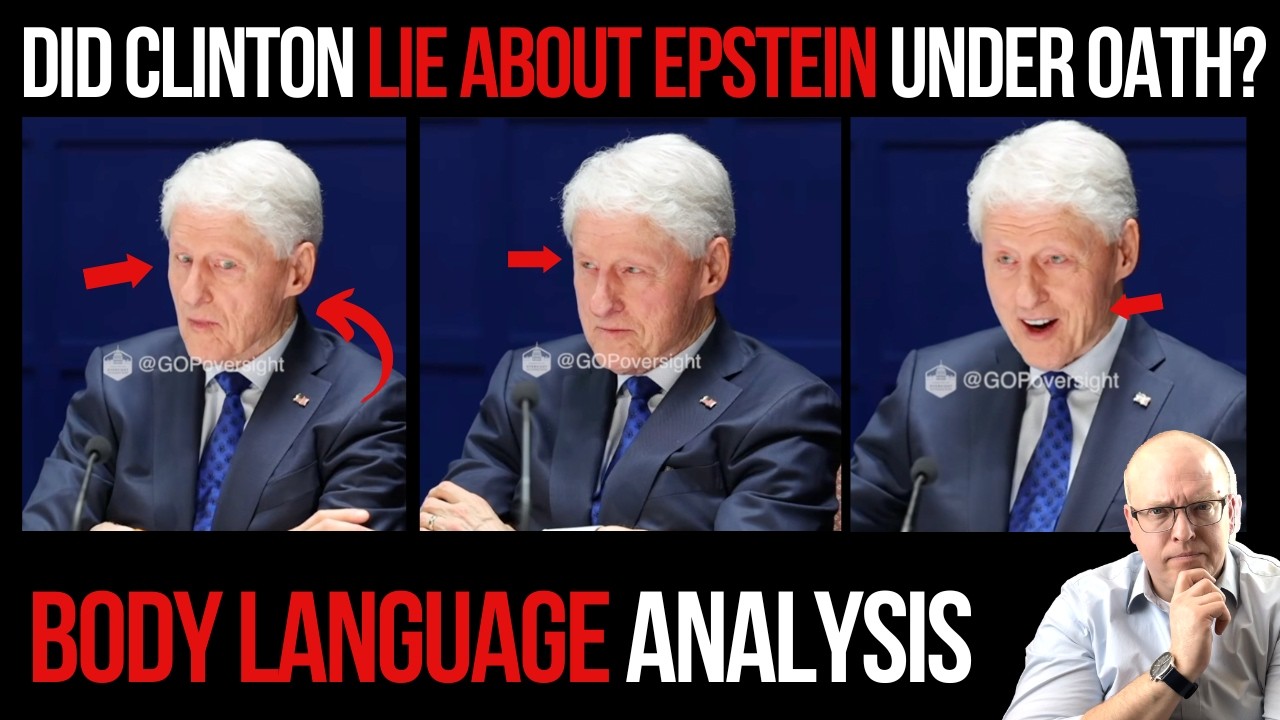 Did Bill Clinton LIE ABOUT EPSTEIN Under Oath? Body Language Analysis