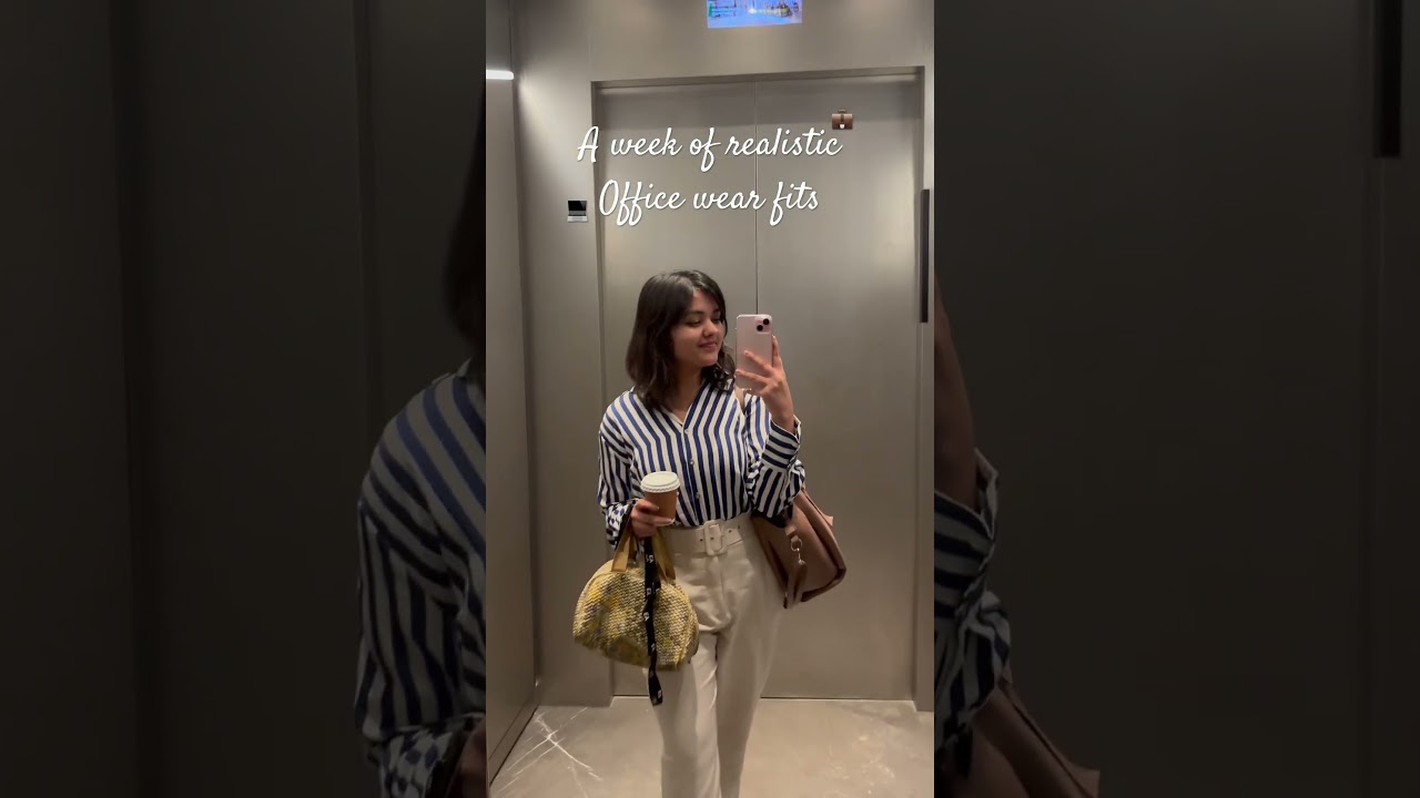 A week of realistic office wear outfits 💻 | Corporate girl aesthetics #officeday