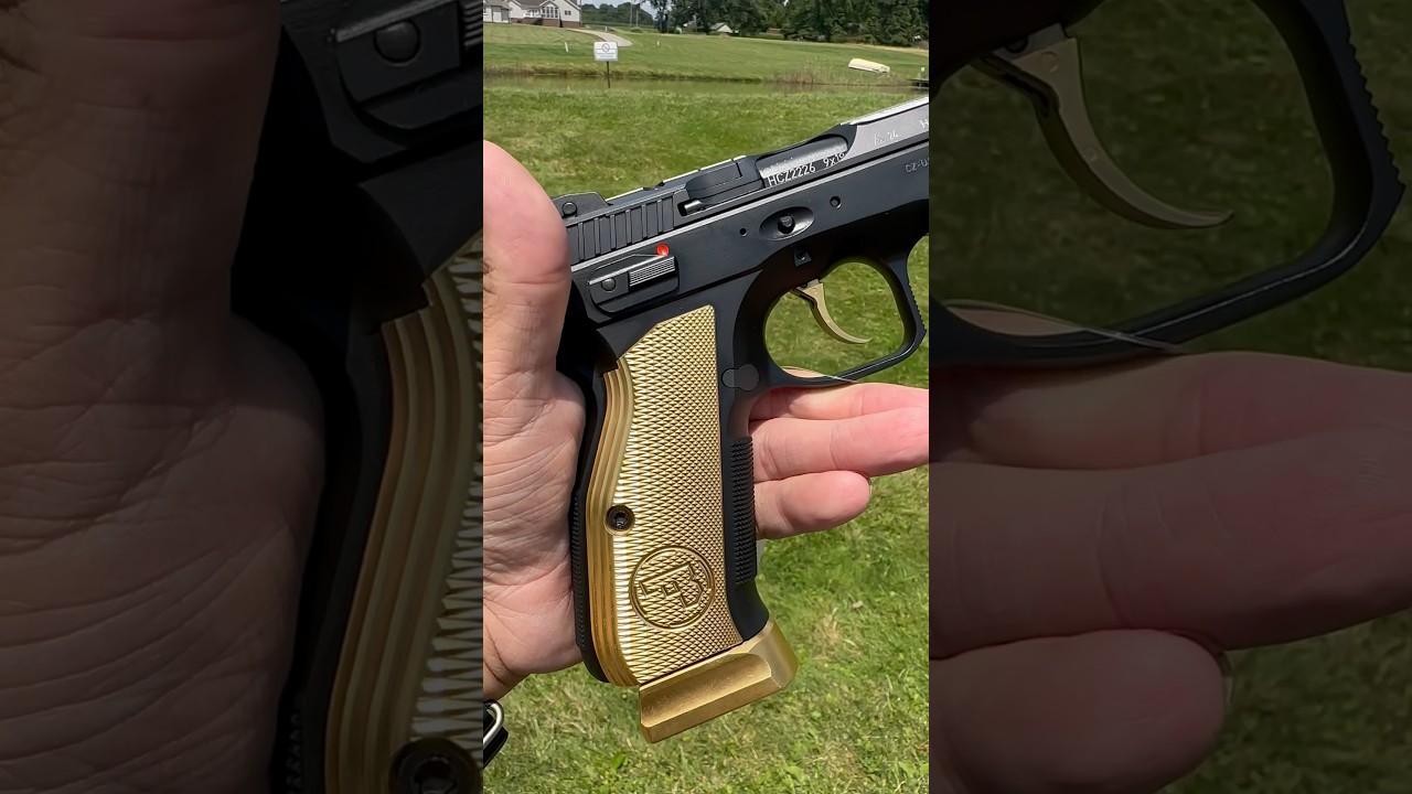 CZ SHADOW 2 GOLD DIGGER BLACK / GOLD 9MM 5&Prime; BARREL 19rds