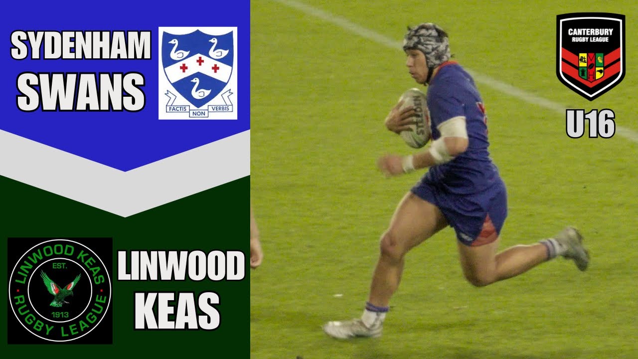 Linwood Keas U16 vs Sydenham Swans U16, Rugby League, 26th May 2025