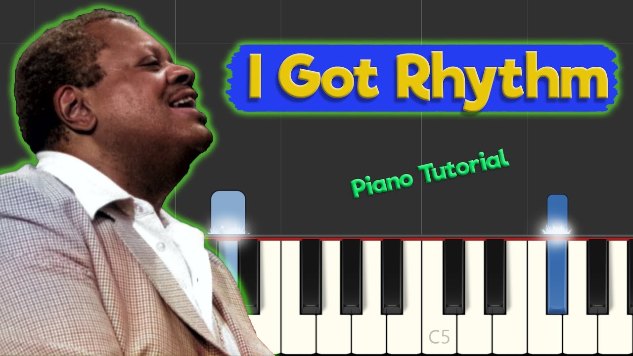 I Got Rhythm - Jazz Piano Tutorial (Oscar Peterson transcription)