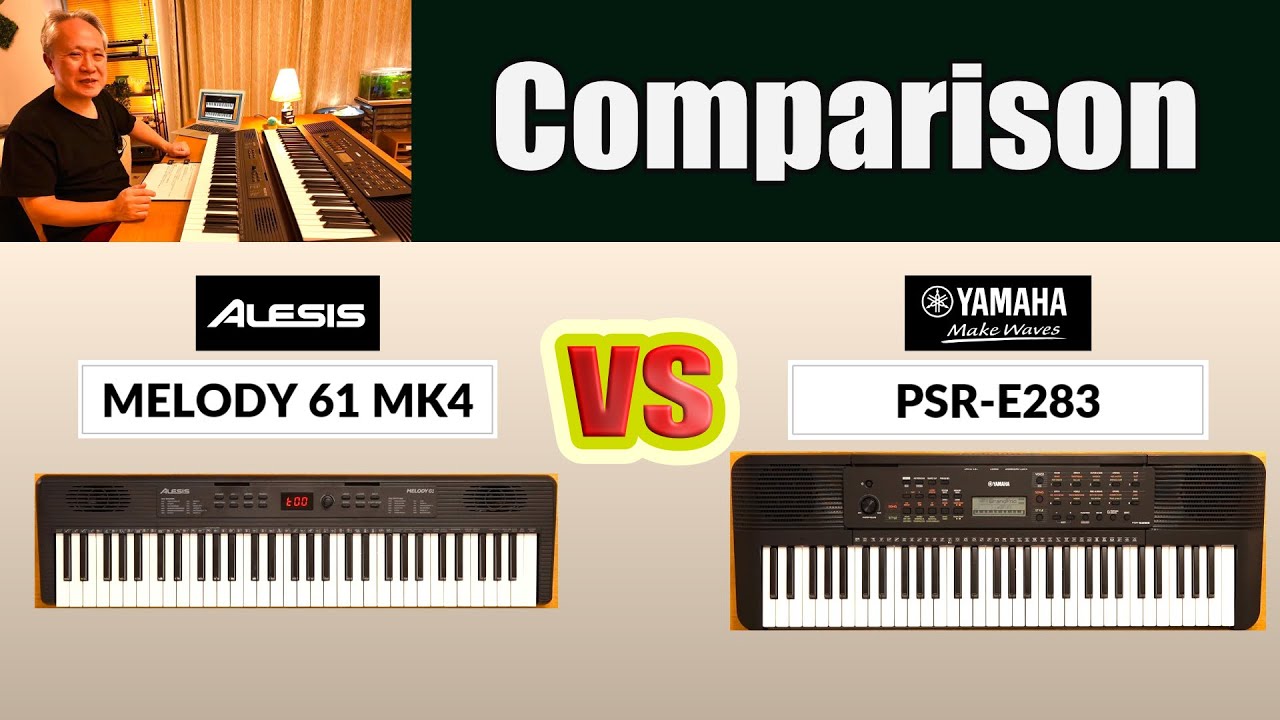 【どちらを選ぶ？】比較！ALESIS”MELODY61 MK4” vs YAMAHA