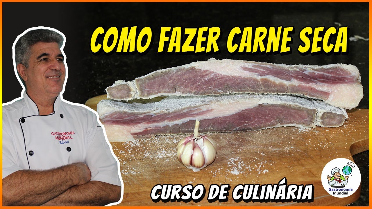 COMO FAZER CARNE SECA e Como Armazenar #carneseca #cursodeculinaria