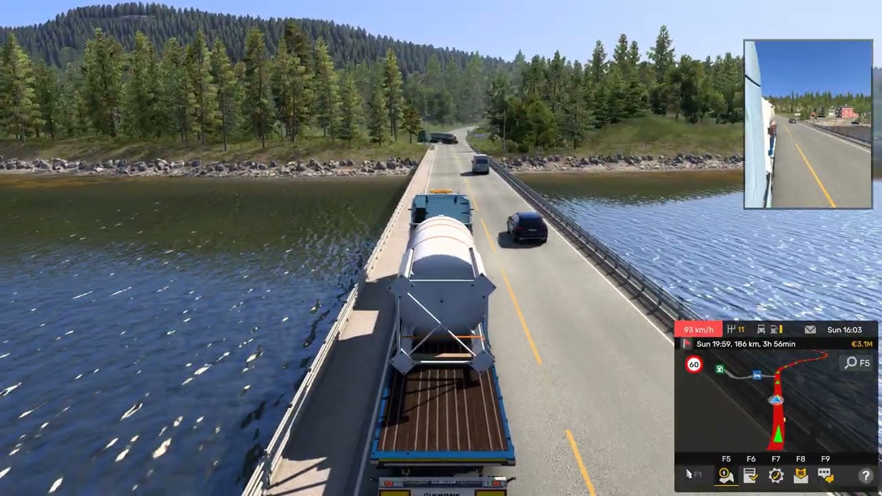 Trondheim - Ålesund | Reservoir Tank 6t | Volvo FH6 Aero | ETS 2 v1.57 Nordic Horizons | #806