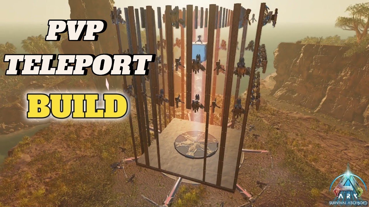 How To Build a STRONG Teleport For Pvp | Ark Survival Ascended