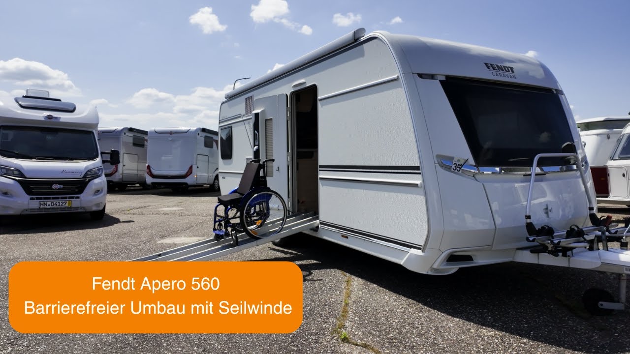 Fendt Apero 560 Barrierefreier Umbau mit Seilwinde