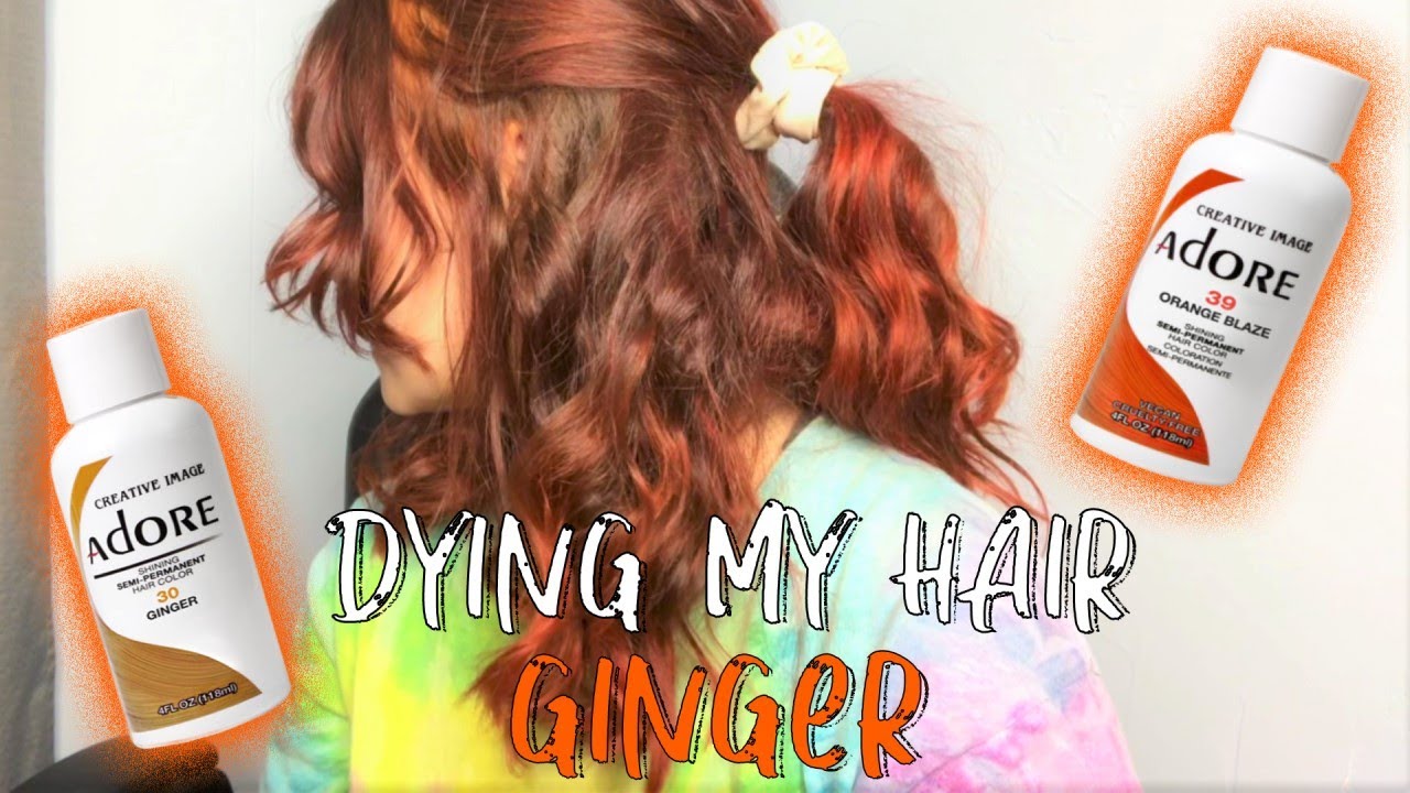 Dyeing My Hair Copper! | Adore (Ginger & Orange Blaze)