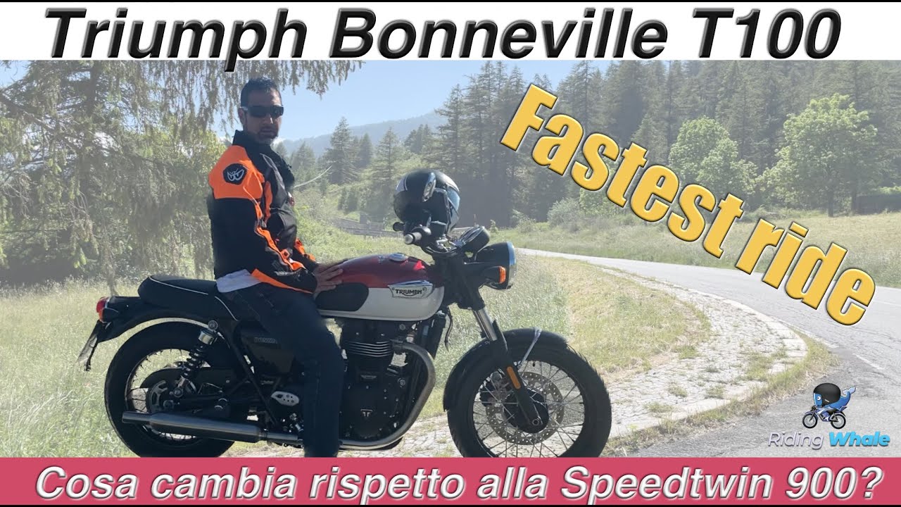 Triumph Bonneville T100 - Fastest ride