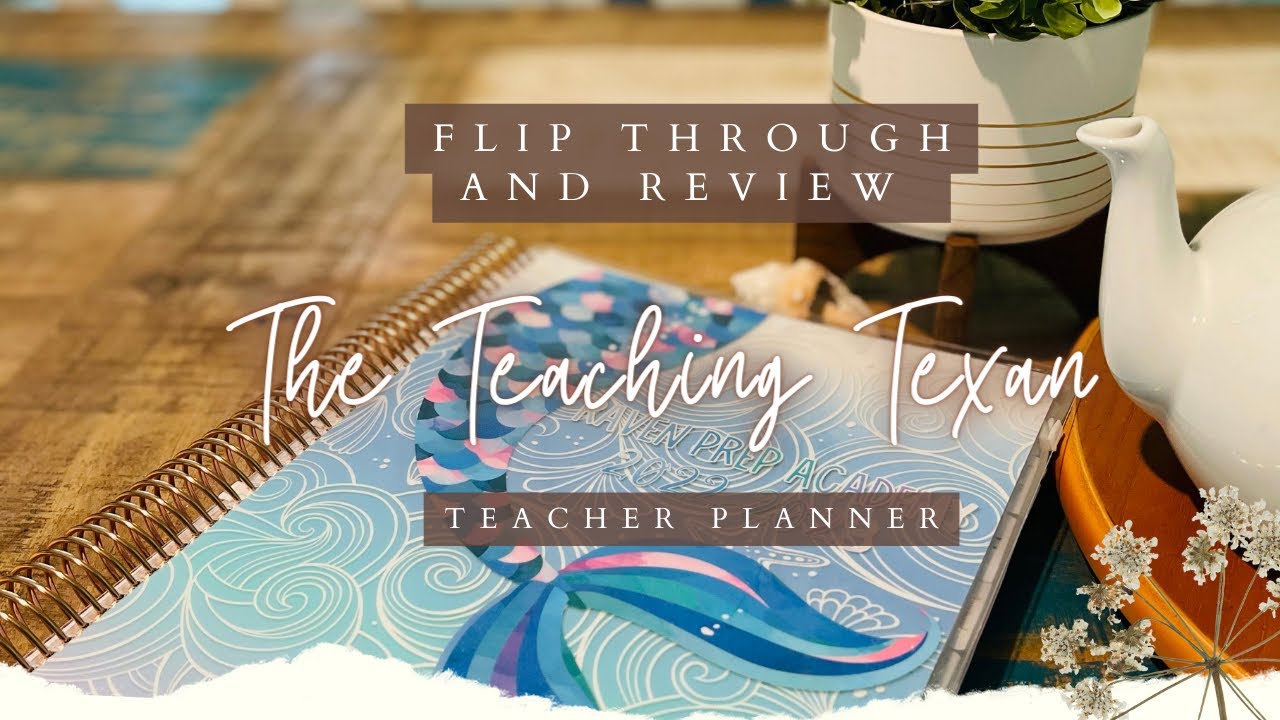 The Teaching Texan Teacher Planner | Flip Through and Review