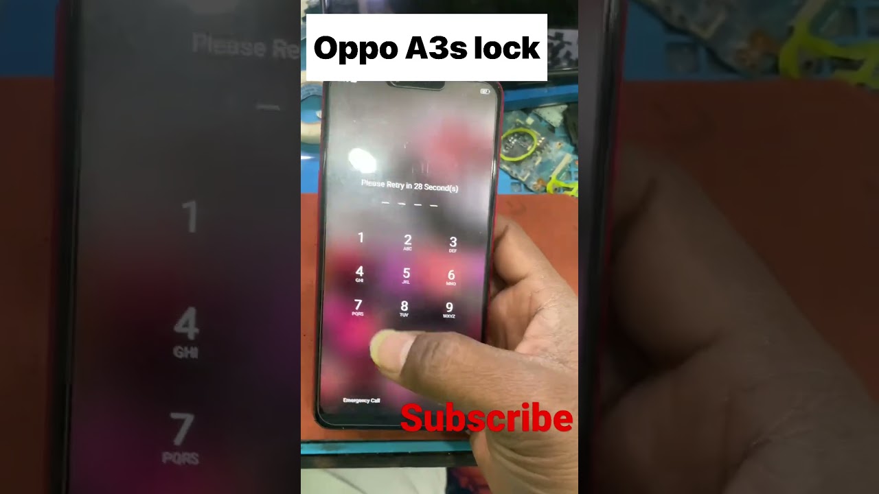 Oppo A3s lock 🔐 remove