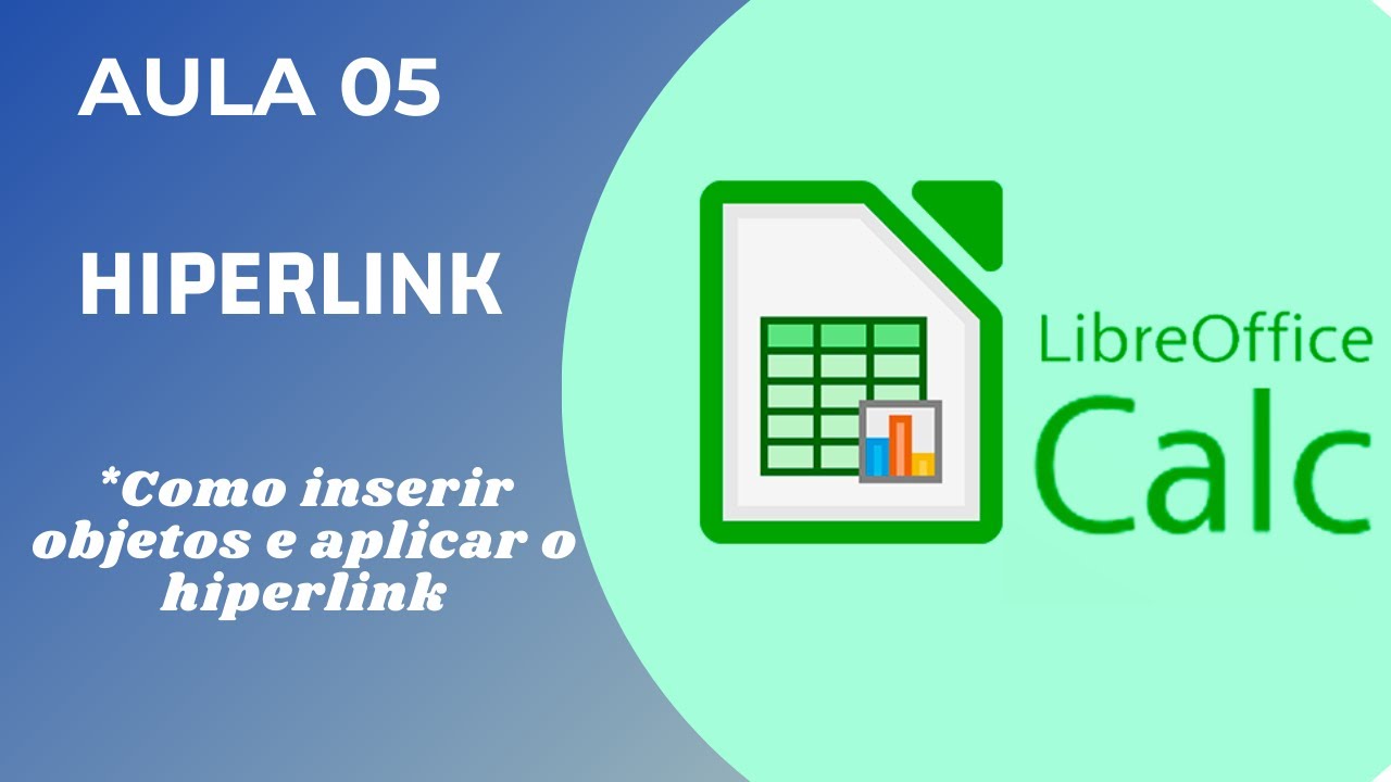 Como criar Hiperlink no LibreOffice Calc - botões na planilha