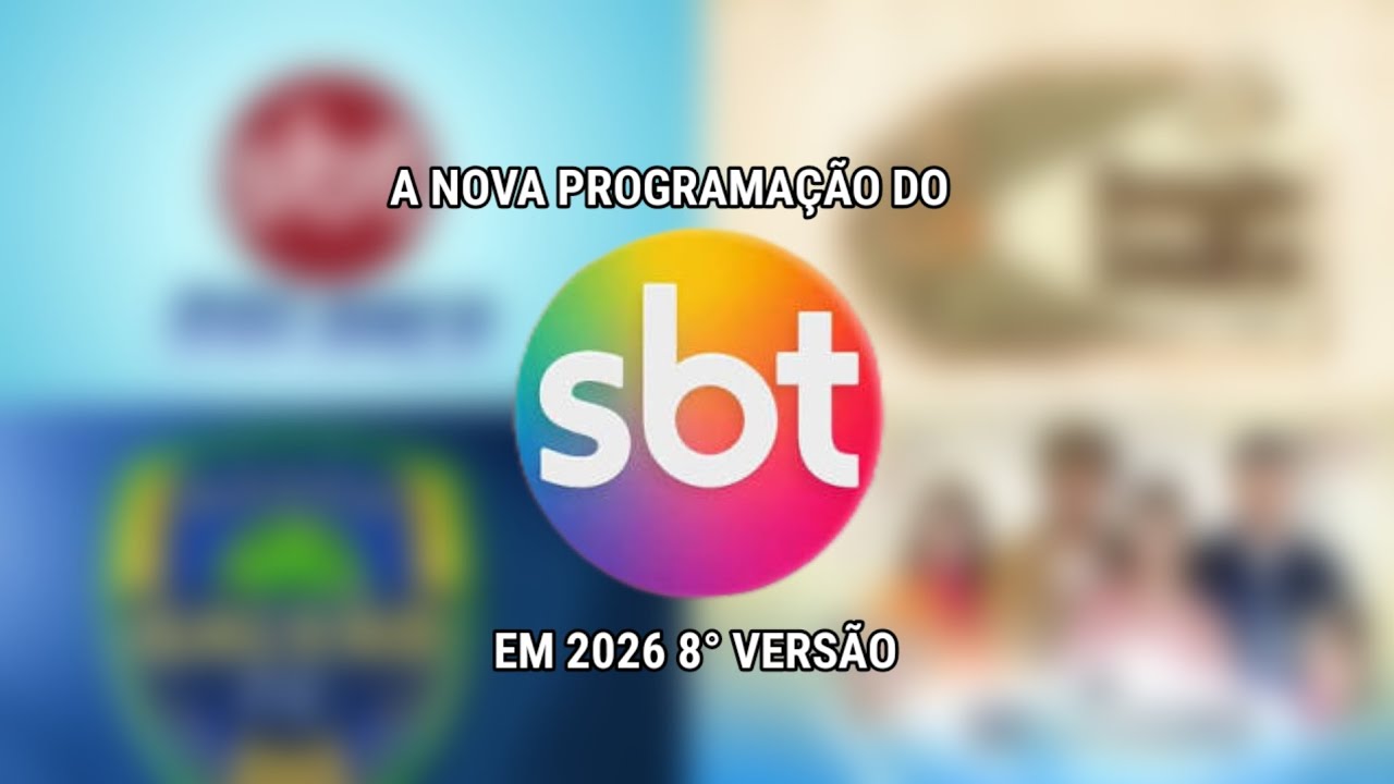 A Nova Programação Do @sbt Em 2026 8° Versão: (SIMULAÇÃO)