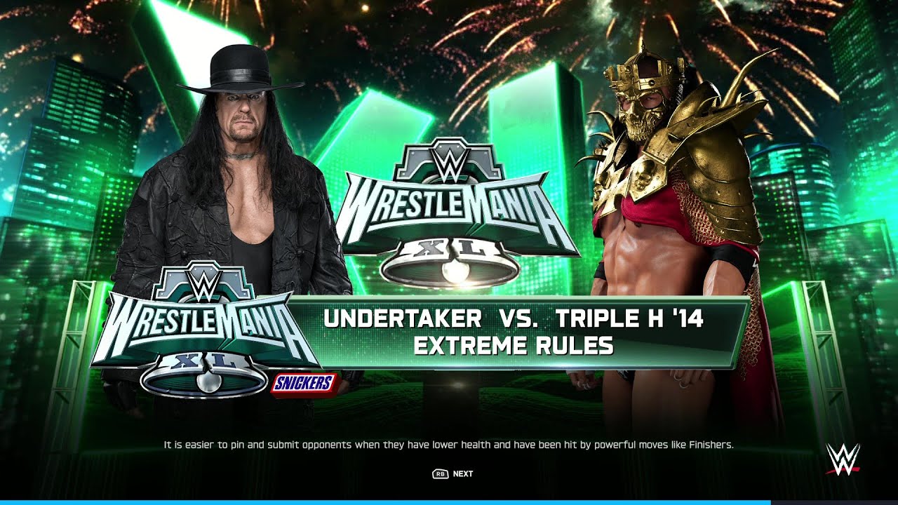 Undertaker vs Triple H – Epic WrestleMania Match! | WWE 2K25 Gameplay