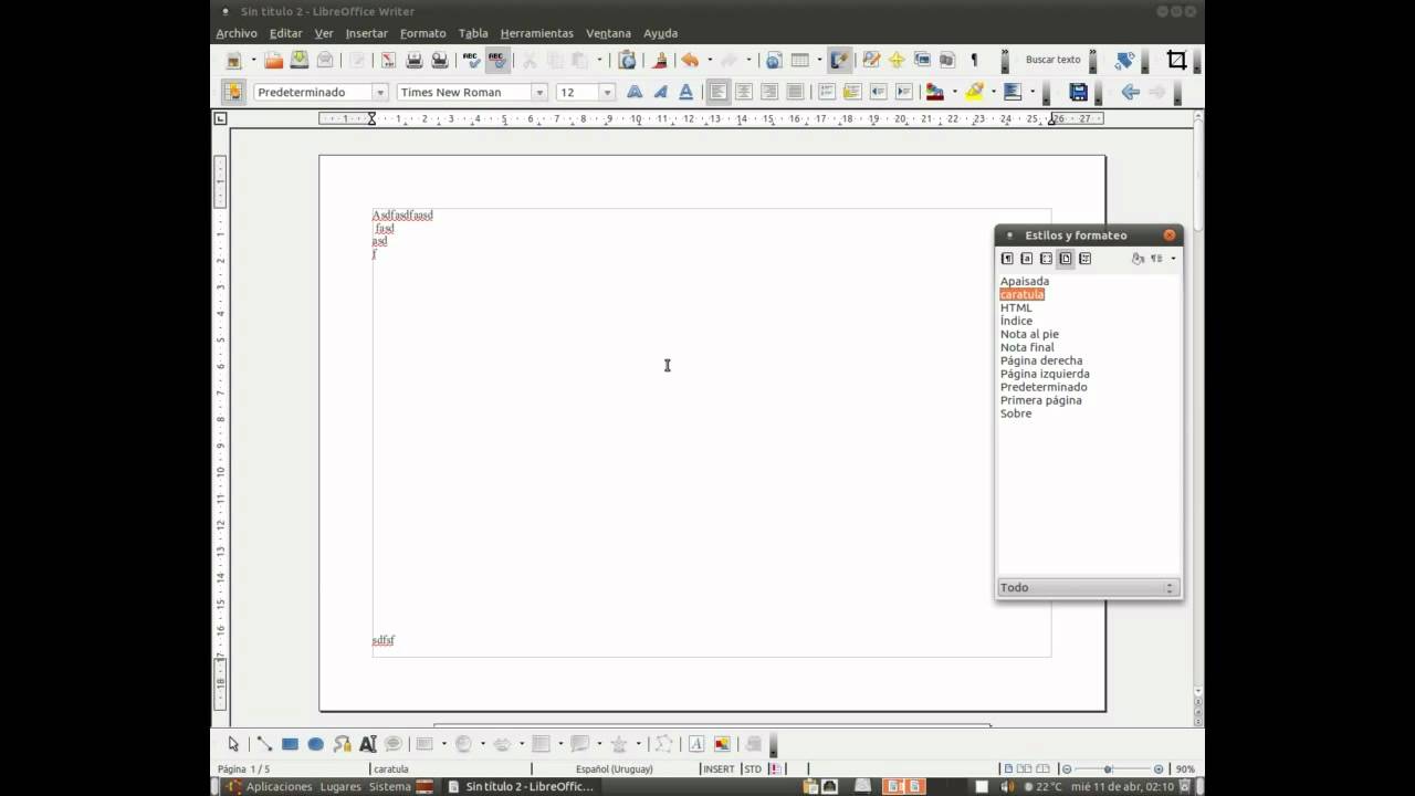 numeración y salto de pagina en libreoffice-openoffice.mp4