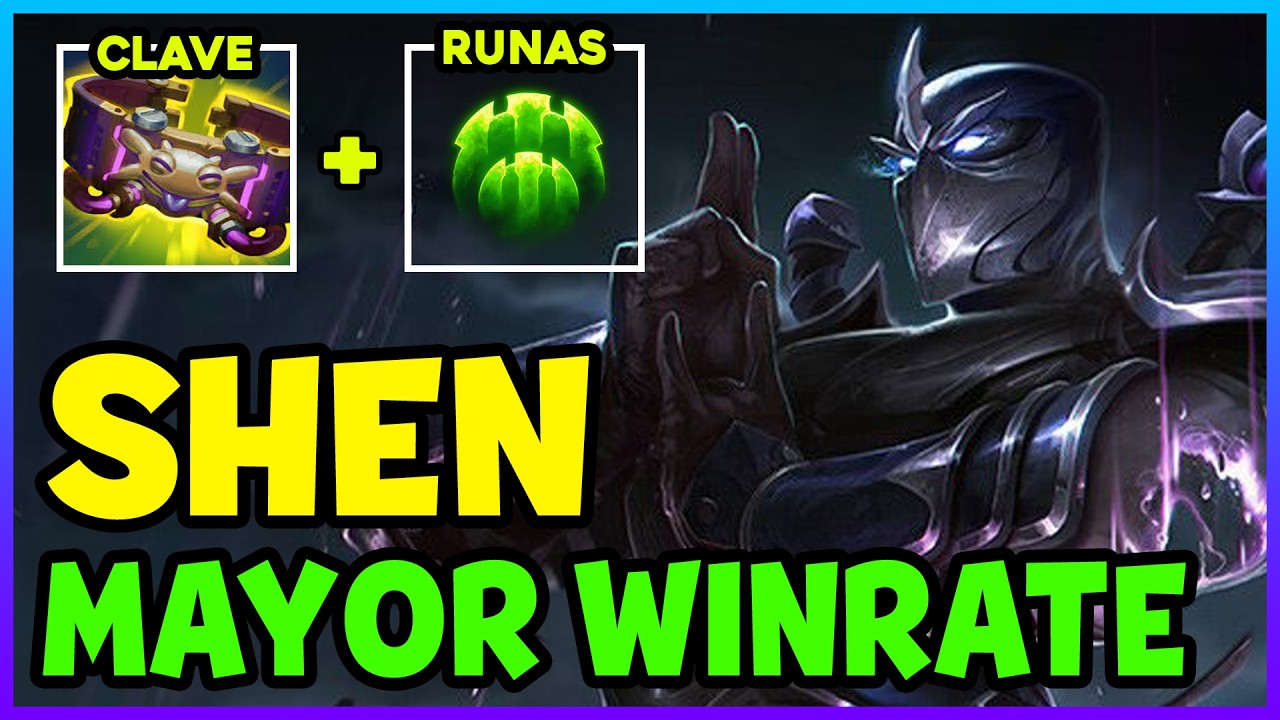 🔥 *MEJOR JUNGLA* COMO JUGAR SHEN JUNGLA S16 GUÍA ESPAÑOL | TEMPORADA 16 LOL 2026