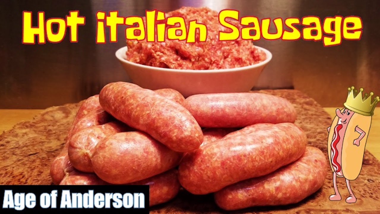 Grinder to Grill: Hot Italian Sausage