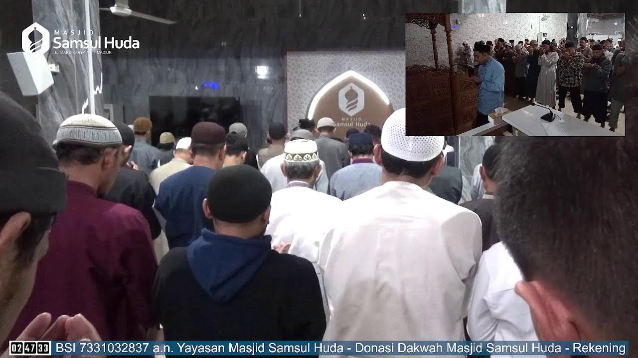 [LIVE] Shalat QiyamulLail  (#5) Bersama Imam 1. Ustadz Nawfal   dan Imam 2. Ustadz Abu Hulya (Amir)