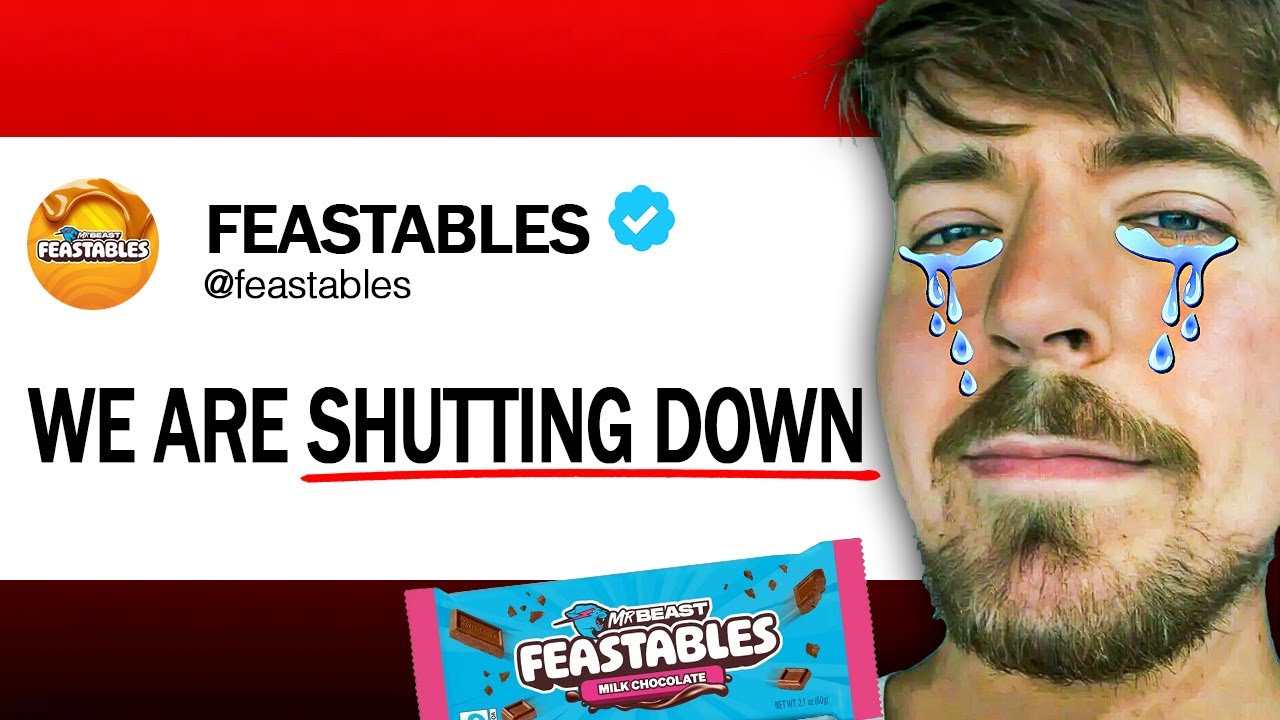 The Satisfying Downfall Of FEASTABLES Chocolate..