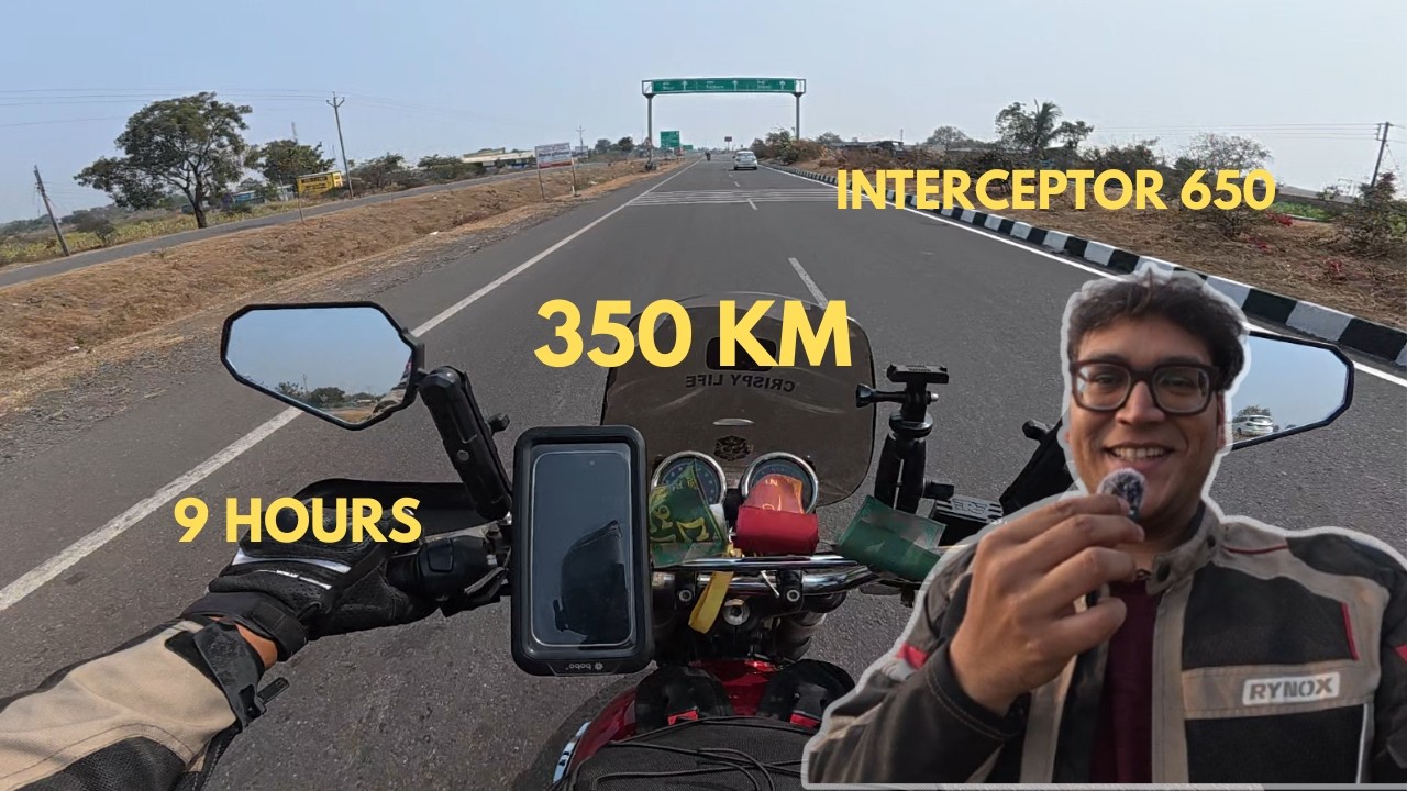 Mumbai to Chhatrapati Sambhajinagar Bike Ride on Interceptor 650  | 350 KM | 9 Hours Ride |
