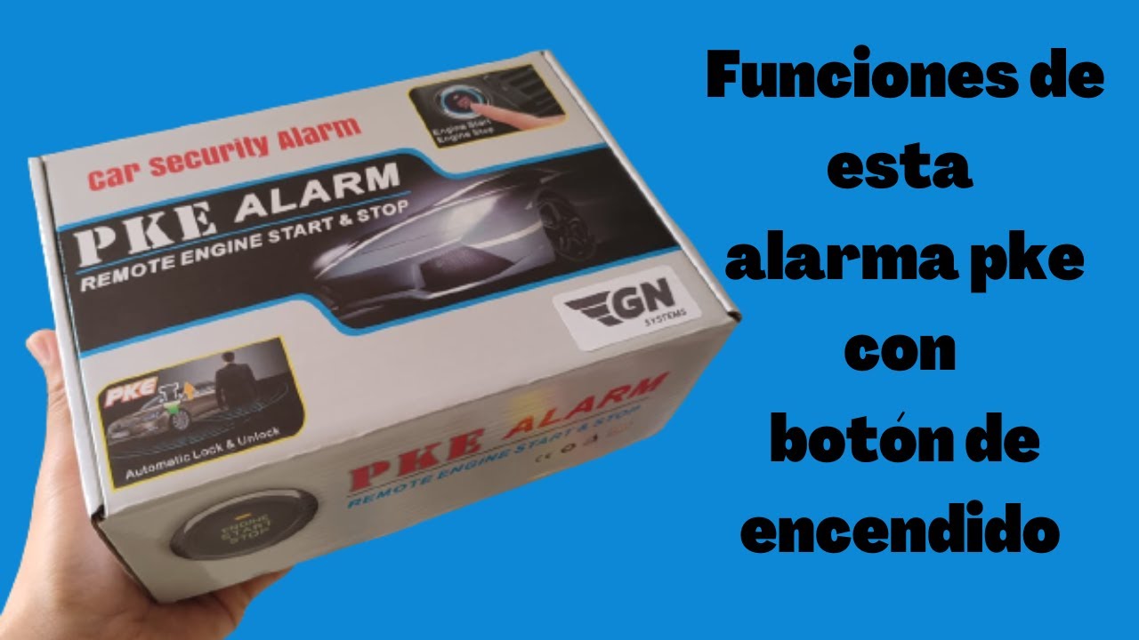 Funciones alarma PKE con boton de encendido  parte 1
